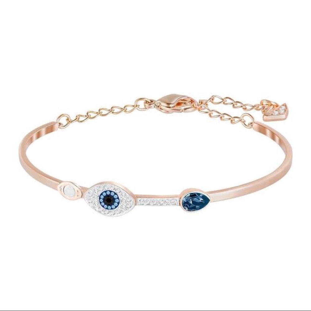 Swarovski Symbolic Evil Eye Bangle